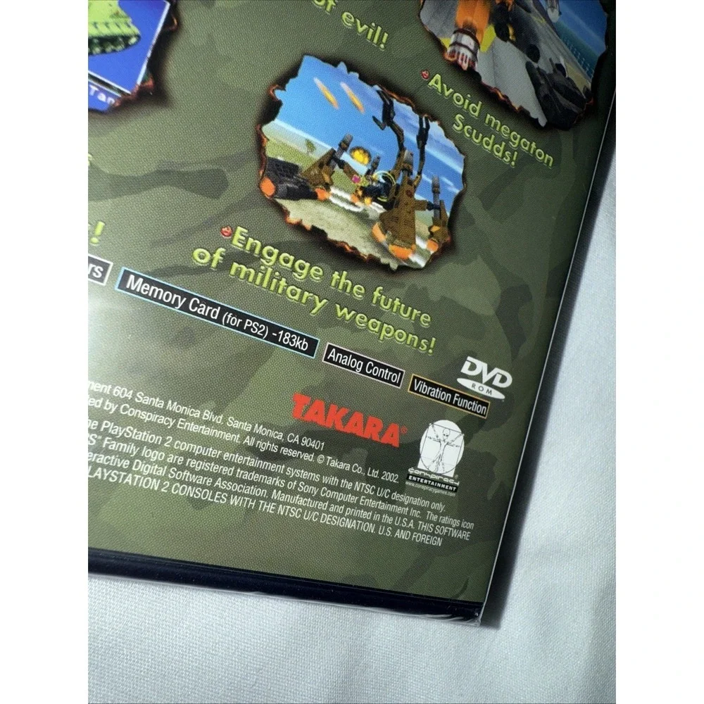 Seek‎ and Destroy Video Game PS2 Sony Playstation 2 Brand New Rated T For Teen